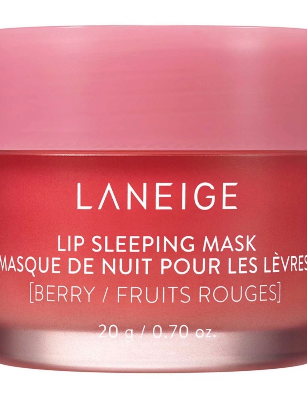 LANEIGE Lip Sleeping Mask - Vibrant Pink and Red Jar - Picture 4 of 5